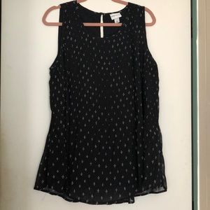 Ava & Viv black sleeveless top